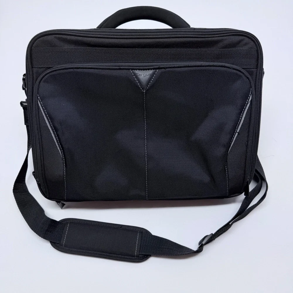 Targus Black Laptop Bag Messenger Briefcase Shoulder Strap Pouch